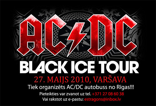 Brauciens: AC/DC Varšavā - afiša